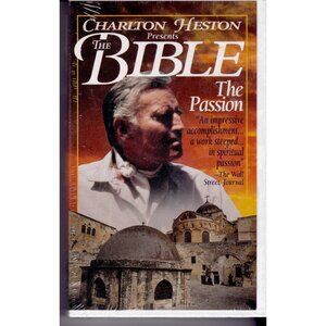 Charlton Heston Presents The Bible The Passion VHS Sealed 1990s